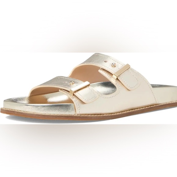 NWT Cole Haan Women’s Marisol Footbed Sandal, Gold, Size 9 - Picture 4 of 8